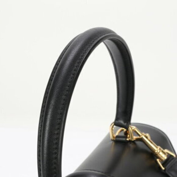 Celine Sze Leather Crossbody Bag Handbag Black - Picture 6 of 14